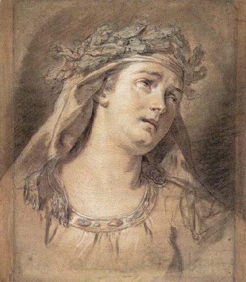 Jacques-Louis  David Sorrow France oil painting art